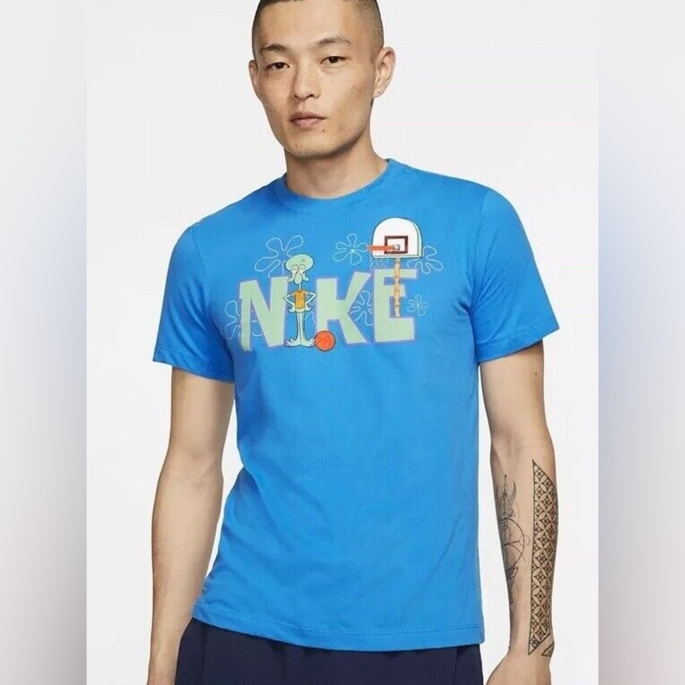 Nike kyrie x SpongeBob SquarePants tee shirt